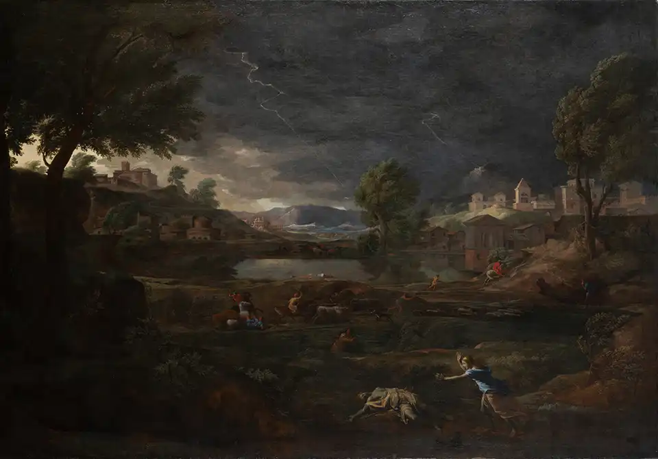 Landscape during a Thunderstorm